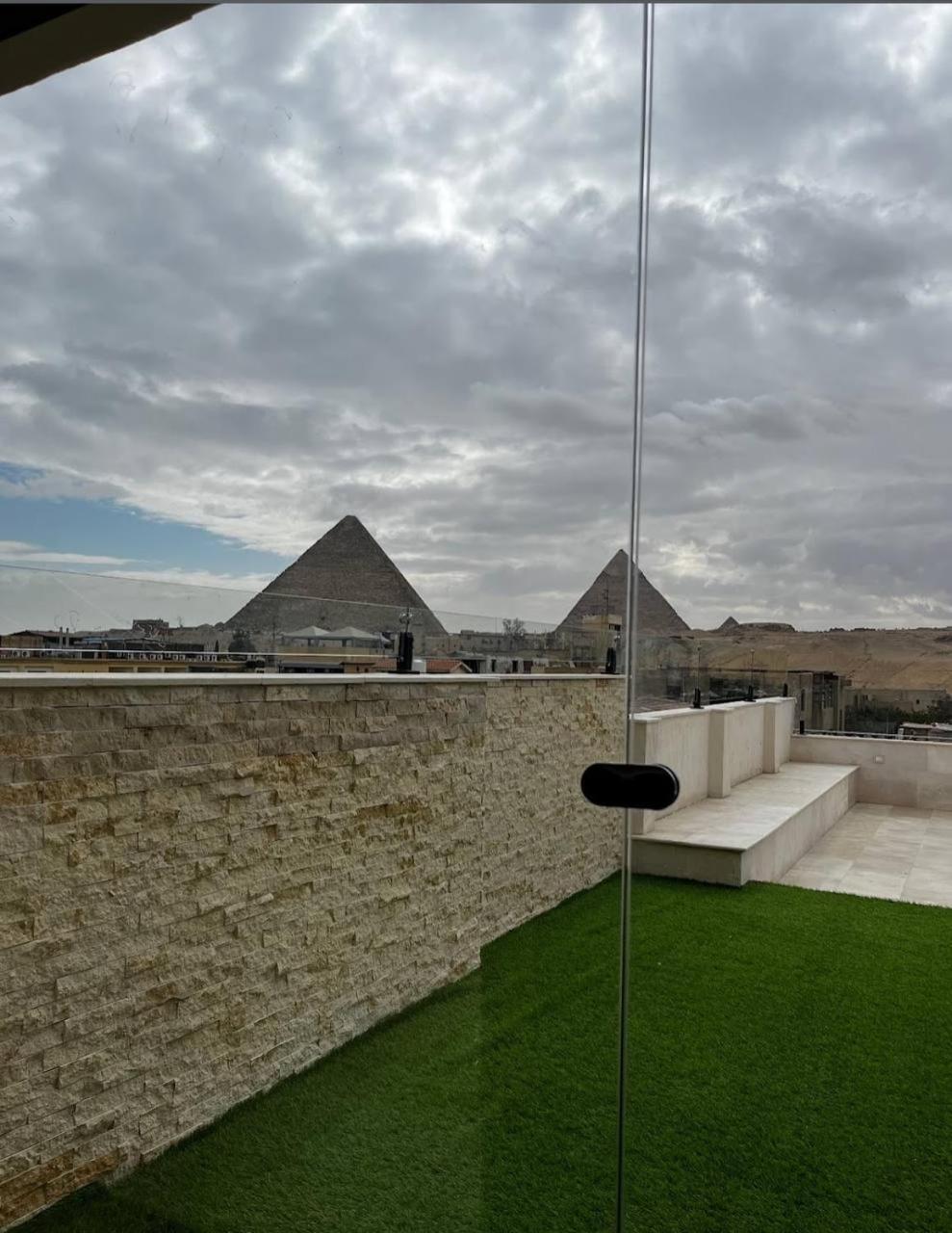 Hotel Aziz Egypt Pyramids View Kafret el-Gabal Exterior foto